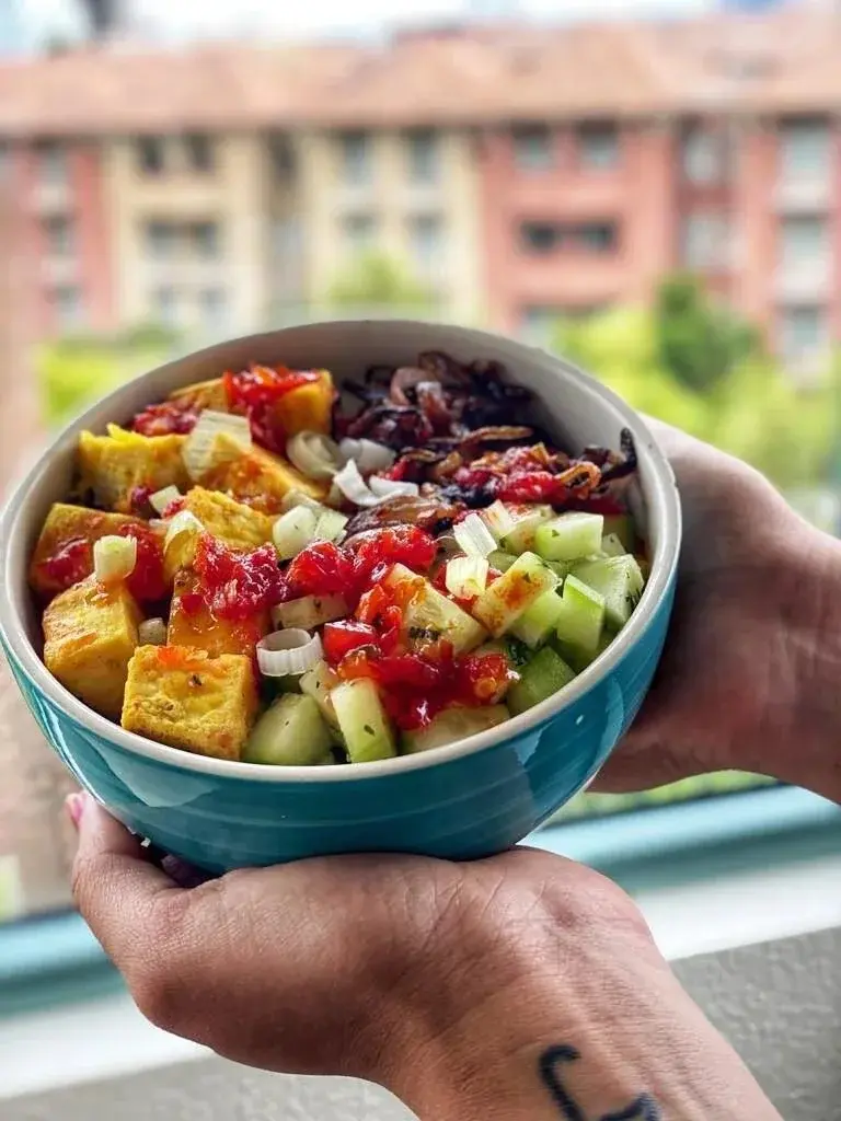 Chili Jam Tofu Bowl